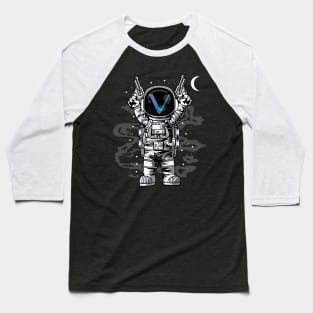 Astronaut Vechain Crypto VET Coin To The Moon Token Cryptocurrency Wallet Birthday Gift For Men Women Kids Baseball T-Shirt